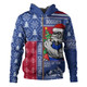 Western Bulldogs Hoodie Merry Christmas Knit Style Festive Spirit