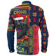 Adelaide Crows Long Sleeve Shirt Merry Christmas Knit Style Festive Spirit