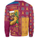 Brisbane Lions Sweatshirt Merry Christmas Knit Style Festive Spirit