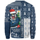 Geelong Cats Sweatshirt Merry Christmas Knit Style Festive Spirit