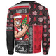 St Kilda Sweatshirt Merry Christmas Knit Style Festive Spirit