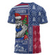 Western Bulldogs T-Shirt Merry Christmas Knit Style Festive Spirit