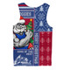 Western Bulldogs Men Singlet Merry Christmas Knit Style Festive Spirit