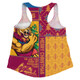 Brisbane Lions Women Racerback Singlet Merry Christmas Knit Style Festive Spirit