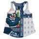 Geelong Cats Women Racerback Singlet Merry Christmas Knit Style Festive Spirit