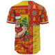 Gold Coast SUNS Baseball Shirt Merry Christmas Knit Style Festive Spirit