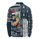 Carlton Long Sleeve Polo Shirt Merry Christmas Knit Style Festive Spirit