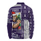 Fremantle Long Sleeve Polo Shirt Merry Christmas Knit Style Festive Spirit
