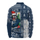Geelong Cats Long Sleeve Polo Shirt Merry Christmas Knit Style Festive Spirit
