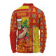Gold Coast SUNS Long Sleeve Polo Shirt Merry Christmas Knit Style Festive Spirit