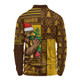 Hawthorn Long Sleeve Polo Shirt Merry Christmas Knit Style Festive Spirit