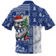 North Melbourne Zip Polo Shirt Merry Christmas Knit Style Festive Spirit