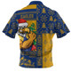 West Coast Eagles Zip Polo Shirt Merry Christmas Knit Style Festive Spirit