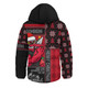 Essendon Hooded Padded Jacket Merry Christmas Knit Style Festive Spirit