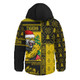 Richmond Hooded Padded Jacket Merry Christmas Knit Style Festive Spirit