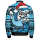 Cronulla-Sutherland Sharks Bomber Jacket Ugly Knit Style For Christmas Game Fans