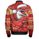 Redcliffe Dolphins Bomber Jacket Ugly Knit Style For Christmas Game Fans