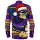 Melbourne Storm Long Sleeve Shirt Ugly Knit Style For Christmas Game Fans