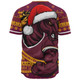 Brisbane Broncos Baseball Shirt Ugly Knit Style For Christmas Game Fans