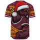 Brisbane Broncos Baseball Shirt Ugly Knit Style For Christmas Game Fans