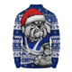 Canterbury-Bankstown Bulldogs Long Sleeve Polo Shirt Ugly Knit Style For Christmas Game Fans