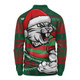 South Sydney Rabbitohs Long Sleeve Polo Shirt Ugly Knit Style For Christmas Game Fans