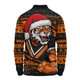 Wests Tigers Long Sleeve Polo Shirt Ugly Knit Style For Christmas Game Fans