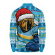 Gold Coast Titans Long Sleeve Polo Shirt Ugly Knit Style For Christmas Game Fans