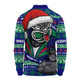New Zealand Warriors Long Sleeve Polo Shirt Ugly Knit Style For Christmas Game Fans