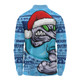 New South Wales Blues Long Sleeve Polo Shirt Ugly Knit Style For Christmas Game Fans