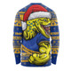 Parramatta Eels Long Sleeve T-shirt Ugly Knit Style For Christmas Game Fans