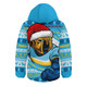 Gold Coast Titans Hooded Padded Jacket Ugly Knit Style For Christmas Game Fans