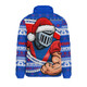 Newcastle Knights Padded Jacket Ugly Knit Style For Christmas Game Fans