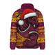 Brisbane Broncos Padded Jacket Ugly Knit Style For Christmas Game Fans