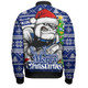 Canterbury-Bankstown Bulldogs Bomber Jacket Merry Christmas Game Day Knit Style Team Edition