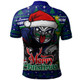 New Zealand Warriors Polo Shirt Merry Christmas Game Day Knit Style Team Edition