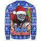 Newcastle Knights Sweatshirt Merry Christmas Game Day Knit Style Team Edition