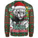South Sydney Rabbitohs Sweatshirt Merry Christmas Game Day Knit Style Team Edition