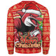 Redcliffe Dolphins Sweatshirt Merry Christmas Game Day Knit Style Team Edition