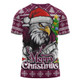 Manly Warringah Sea Eagles T-Shirt Merry Christmas Game Day Knit Style Team Edition