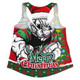 South Sydney Rabbitohs Women Racerback Singlet Merry Christmas Game Day Knit Style Team Edition