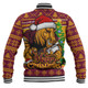 Brisbane Broncos Baseball Jacket Merry Christmas Game Day Knit Style Team Edition