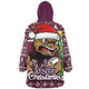 Queensland Maroons Snug Hoodie Merry Christmas Game Day Knit Style Team Edition