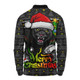 Penrith Panthers Long Sleeve Polo Shirt Merry Christmas Game Day Knit Style Team Edition
