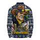North Queensland Cowboys Long Sleeve Polo Shirt Merry Christmas Game Day Knit Style Team Edition