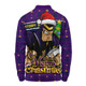 Melbourne Storm Long Sleeve Polo Shirt Merry Christmas Game Day Knit Style Team Edition