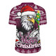 Manly Warringah Sea Eagles Rugby Jersey Merry Christmas Game Day Knit Style Team Edition