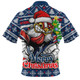 Sydney Roosters Zip Polo Shirt Merry Christmas Game Day Knit Style Team Edition