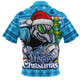 New South Wales Blues Zip Polo Shirt Merry Christmas Game Day Knit Style Team Edition