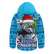 New South Wales Blues Hooded Padded Jacket Merry Christmas Game Day Knit Style Team Edition